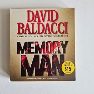 David Baldacci Memory Man Audio Book 8 CD Set Thriller Mystery Crime Suspense